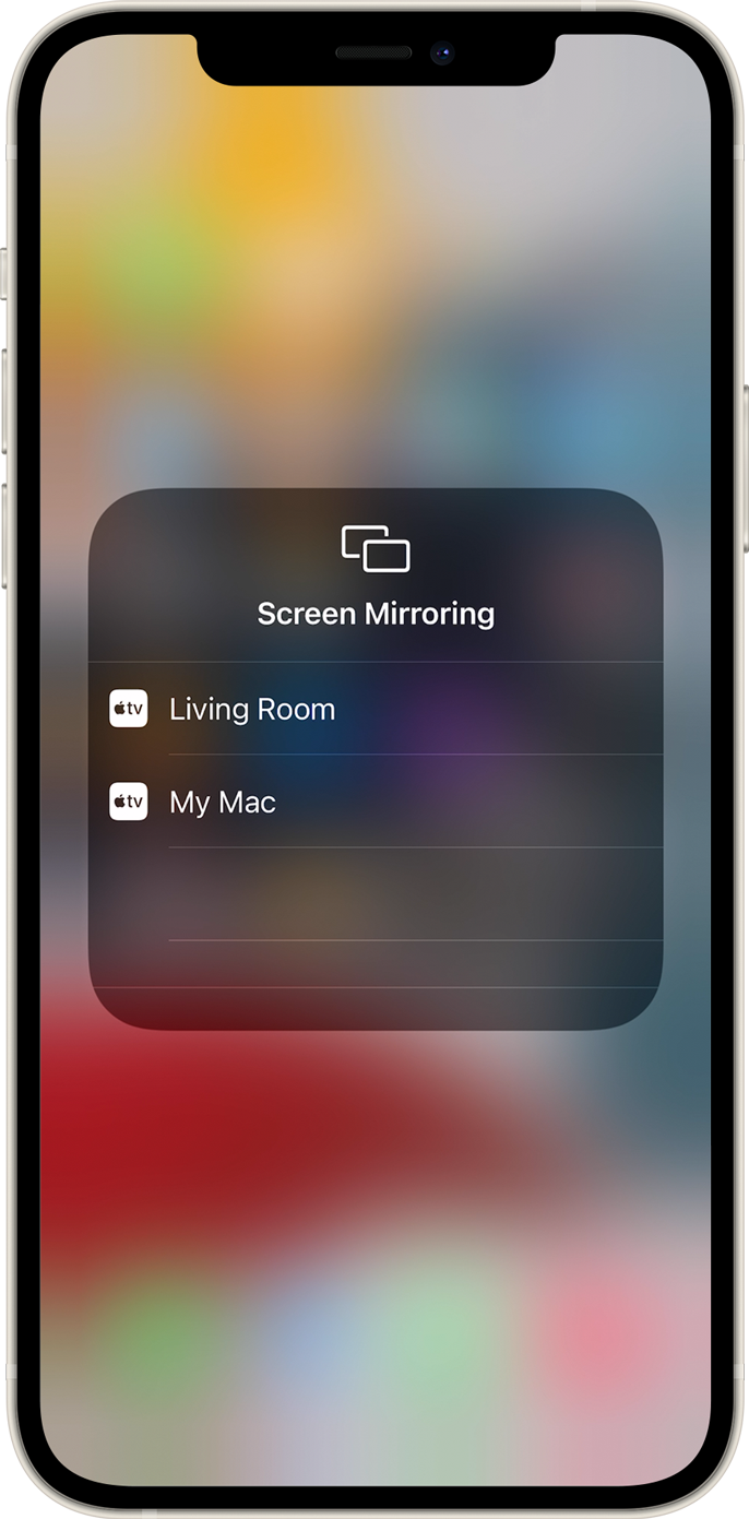 how to turn on screen mirror on iphone 15